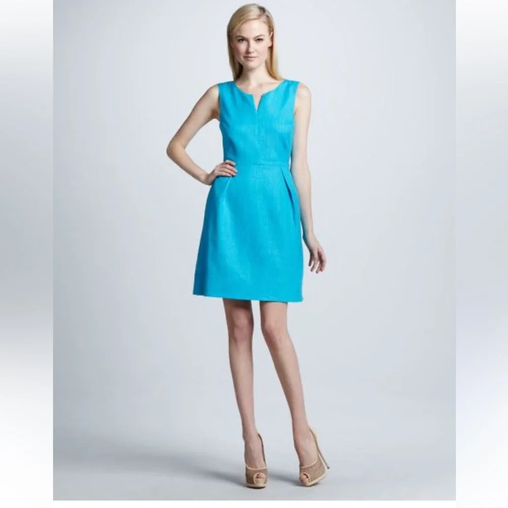 KATE SPADE Turquoise Linen Dress